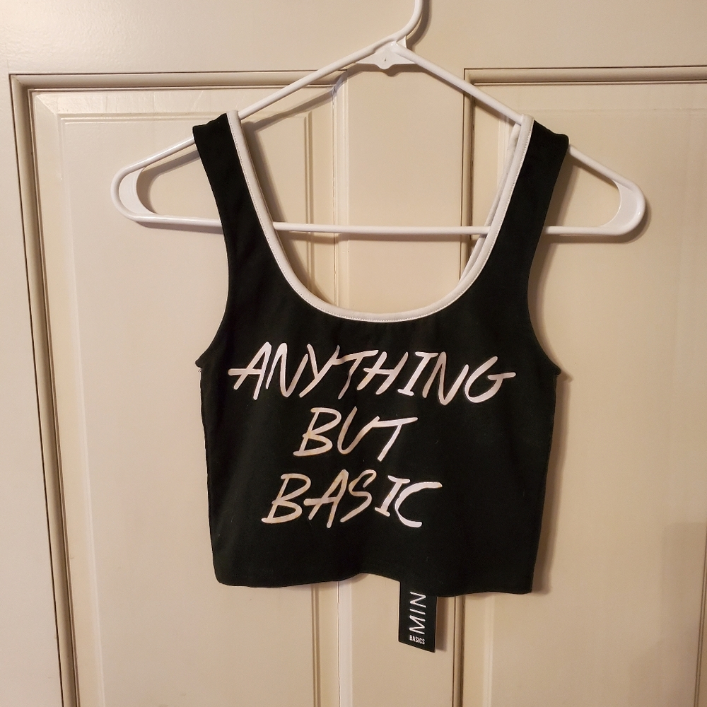 NWT MINKPINK crop tank/ work out tank